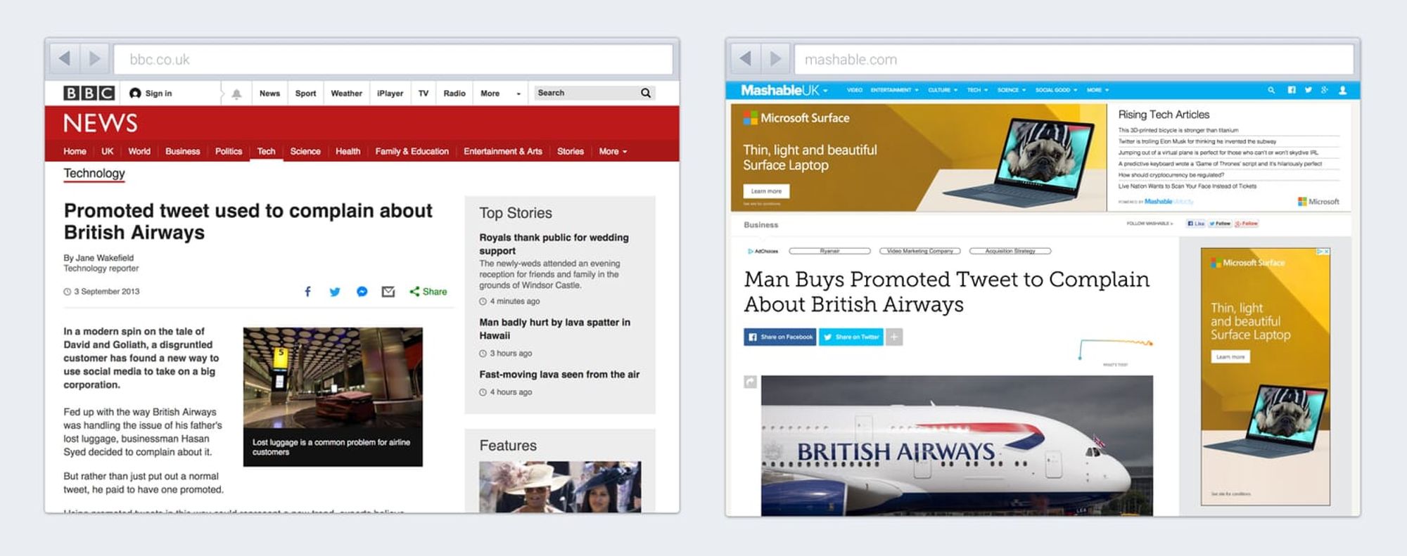 British Airways suffered a significant PR disaster because of a single disgruntled customer.