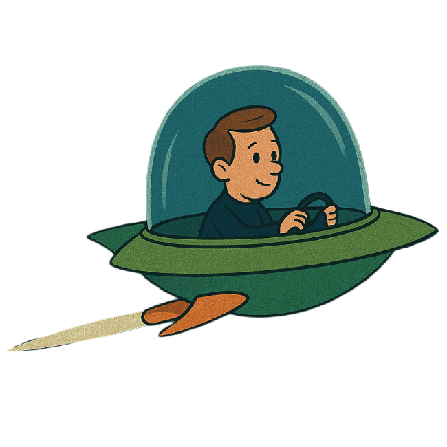 Spaceship Marc floating