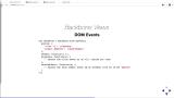 DOM Events and Memory Management