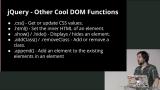 Other DOM Functions