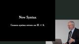 New Syntax