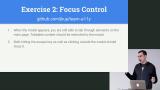 Exercise 2: Focus Control