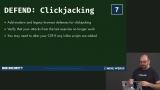 Challenge 7: Defend Against Clickjacking
