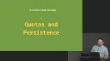 Quotas & Persistence